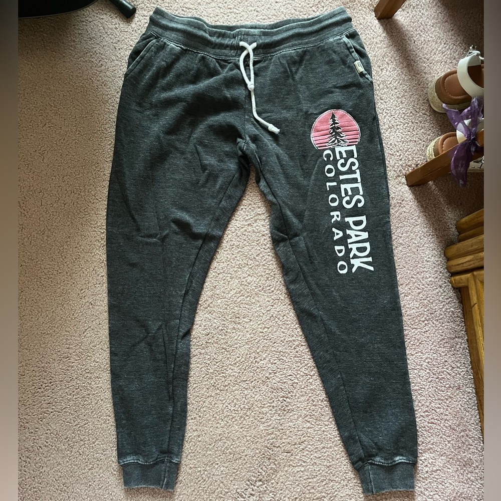 Blue 84 Gray Sweatpants with Tapered Ankles